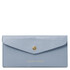 Leather envelope wallet Light Blue