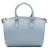 Layla Leather duffle bag Light Blue
