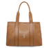 Callie Soft leather shoulder bag Caramel