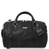 Lisbona Travel leather duffle bag - Small size Black