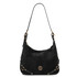 Sierra Suede leather shoulder bag Black