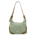 Sierra Suede leather shoulder bag Mint Green