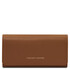 Iside Exclusive leather wallet - Large size Cognac