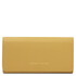 Iside Exclusive leather wallet - Large size Pastel yellow