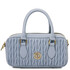 Mousse Leather handbag Light Blue
