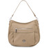 Brenda Soft leather shoulder bag Taupe