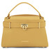 Maisy Leather tote Pastel yellow