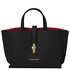 Agatha Leather handbag Black