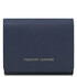 Iside Exclusive leather wallet - Small size Dark Blue