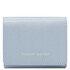 Iside Exclusive leather wallet - Small size Light Blue