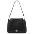 Abby Leather shoulder bag Black