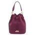 TL Bag Leather bucket bag Bordeaux