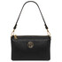 Sia Soft leather clutch Black