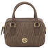 Chantilly Leather handbag Dark Taupe
