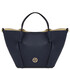 Legame Leather shopping bag Dark Blue