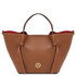 Legame Leather shopping bag Cognac