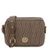 Chantilly Leather shoulder bag Dark Taupe