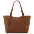 Libra Leather shoulder bag Cognac