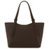 Libra Leather shoulder bag Dark Brown