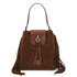 Nomade Suede leather fringe shoulder bag Brown
