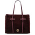 Frame Suede leather shoulder bag Bordeaux
