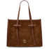 Frame Suede leather shoulder bag Brown
