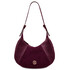 Goccia Leather hobo bag Bordeaux