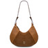 Goccia Leather hobo bag Cognac