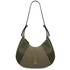 Goccia Leather hobo bag Forest Green