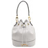 TL Bag Leather bucket bag White