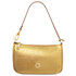 Parfait Metallic leather clutch Gold