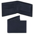 Exclusive 2 fold leather wallet for men with coin pocket Dark Blue