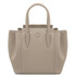 Tulipan Leather handbag Light Taupe