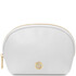 Vera Soft leather toiletry case White