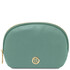 Vera Soft leather toiletry case Green