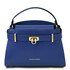 Maisy Leather tote Blue