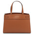 Musa Leather handbag Cognac