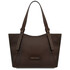 Libra Leather shoulder bag Dark Brown