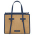 Frame Straw effect shoulder bag Blue