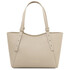 Libra Leather shoulder bag Beige
