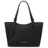 Libra Leather shoulder bag Black