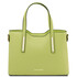 Olimpia Leather tote - Small size Lime Green