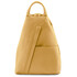 Shanghai Soft leather backpack Pastel yellow
