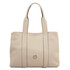Callie Soft leather shoulder bag Beige