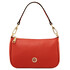 Parfait Leather clutch Coral