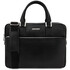 Ferrara Leather laptop briefcase Black