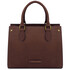 Dama Leather handbag Dark Brown
