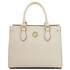 Croque Leather handbag Beige