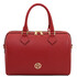 Barrique Leather duffle bag Lipstick Red