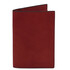 Leather passport cover Red